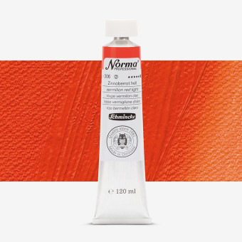 SCHMINCKE OIL PAINT NORMA PROFESSION 120 ML VERMILLION RED LIGHT