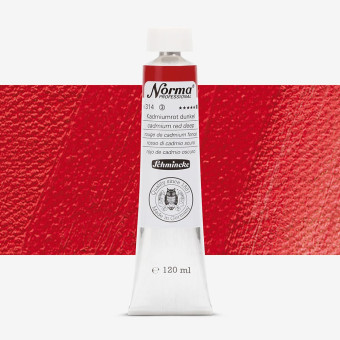 SCHMINCKE OIL PAINT NORMA PROFESSIONAL 120 ML CADMIUM RED DEEP