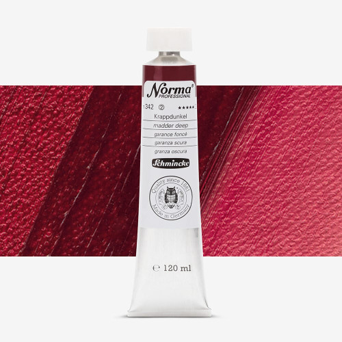 SCHMINCKE OIL PAINT NORMA PROFESSIONAL 120 ML ALIZARIN CRIMSON HUE