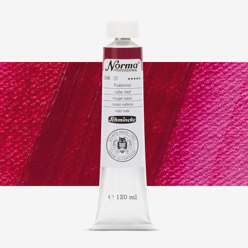 SCHMINCKE OIL PAINT NORMA PROFESSIONAL 120 ML RUBY RED