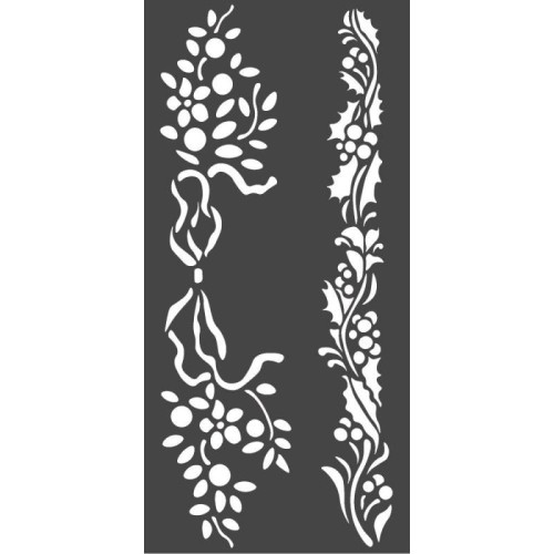 STAMPERIA MEDIA STENCIL - ШАБЛОН 12 Х 25 СМ - KSTDL37