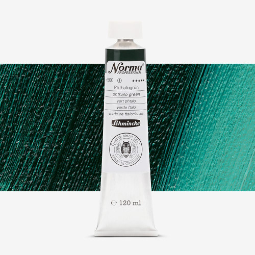 SCHMINCKE OIL PAINT NORMA PROFESSIONAL 120 ML PHTHALO GREEN
