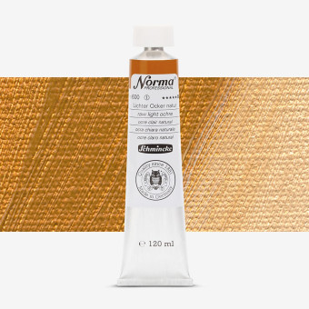 SCHMINCKE OIL PAINT NORMA PROFESSIONAL 120 ML RAW LIGHT OCHRE