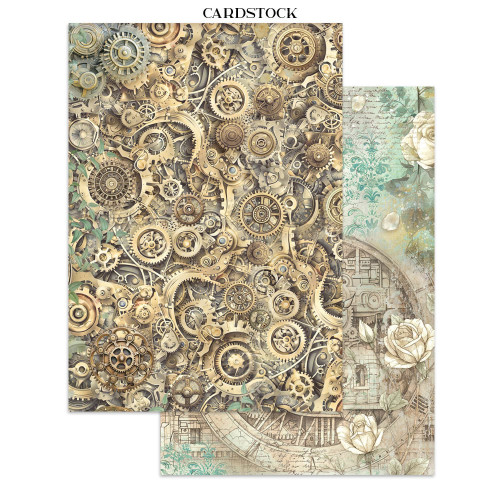 STAMPERIA GARDENS OF TIME JUNK JOURNAL ФОКУС ТОЧКИ 8 ГРЪБЧЕТА И 8 СТРАНИЦИ С ИЗРЕЗКИ - SBJKS01