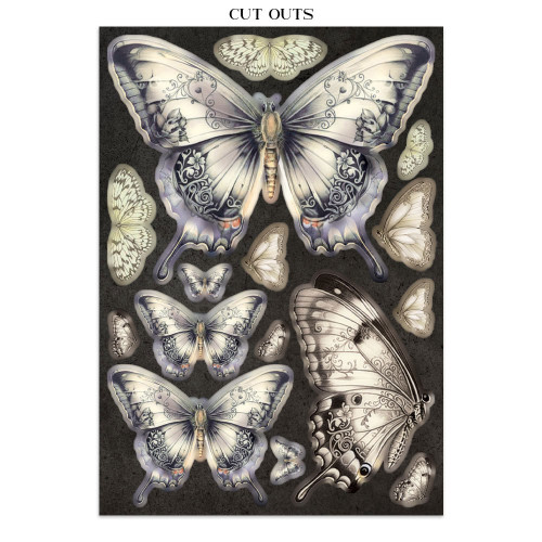STAMPERIA GARDENS OF TIME JUNK JOURNAL ФОКУС ТОЧКИ 8 ГРЪБЧЕТА И 8 СТРАНИЦИ С ИЗРЕЗКИ - SBJKS01