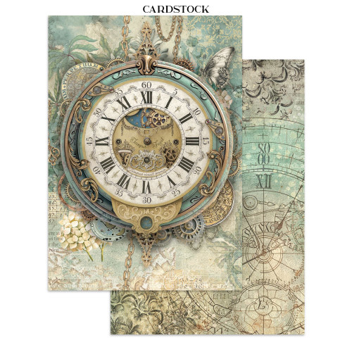 STAMPERIA GARDENS OF TIME JUNK JOURNAL ФОКУС ТОЧКИ 8 ГРЪБЧЕТА И 8 СТРАНИЦИ С ИЗРЕЗКИ - SBJKS01