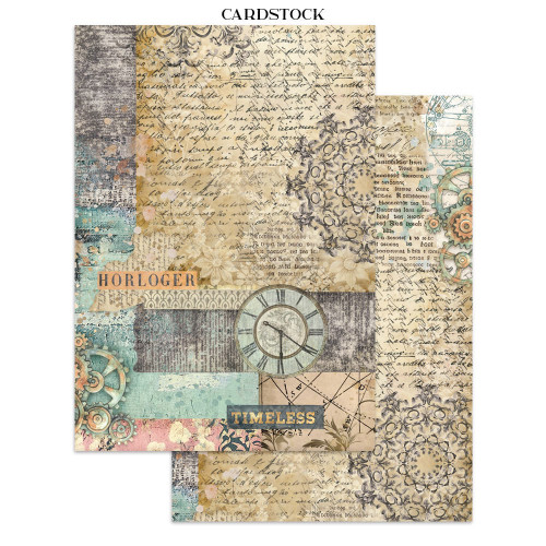 STAMPERIA GARDENS OF TIME JUNK JOURNAL ФОКУС ТОЧКИ 8 ГРЪБЧЕТА И 8 СТРАНИЦИ С ИЗРЕЗКИ - SBJKS01