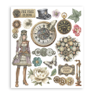 STAMPERIA GARDENS OF TIME RUB ON SELECTION DFLRBXG04