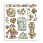 STAMPERIA GARDENS OF TIME RUB ON SELECTION DFLRBXG04