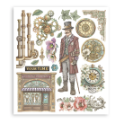 STAMPERIA GARDENS OF TIME RUB ON SELECTION DFLRBXG04