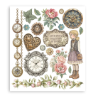 STAMPERIA GARDENS OF TIME RUB ON SELECTION DFLRBXG04