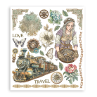 STAMPERIA GARDENS OF TIME RUB ON SELECTION DFLRBXG04