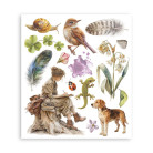 STAMPERIA ALL AROUND RUB ON SELECTION DFLRBXG07