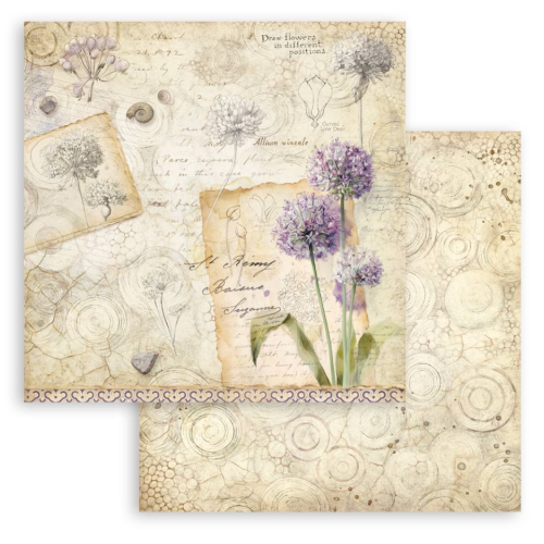 STAMPERIA ALL AROUND ДИЗАЙНЕРСКИ КАРТОН ALLIUM 30,5/30,5 СМ - SBB1146