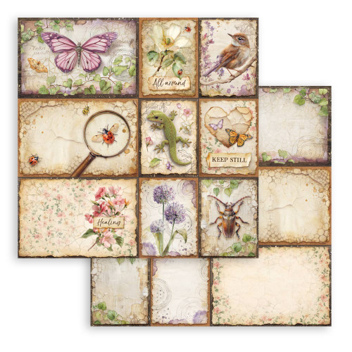 STAMPERIA ALL AROUND DESIGNER CARD MIXED CARDS 30.5/30.5 CM - SBB1150
