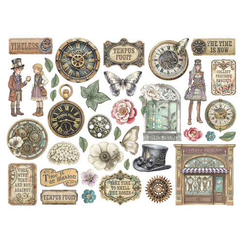 STAMPERIA GARDENS OF TIME DIE CUTS DFLDC130