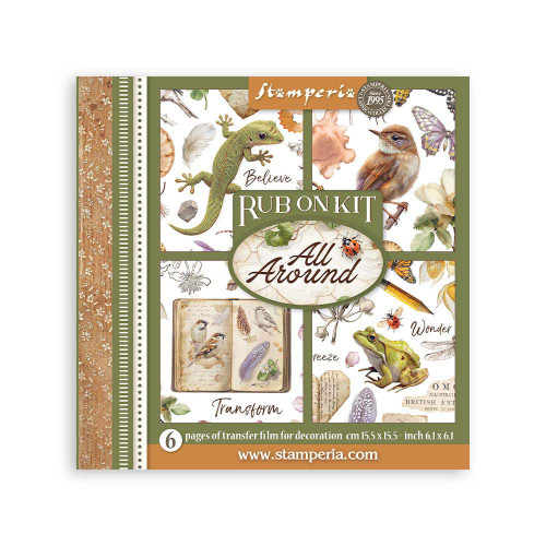 STAMPERIA ALL AROUND RUB ON KIT DFLRBX14