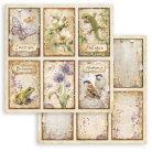 STAMPERIA ALL AROUND DECOUPAGE PAPER BLOCK 20.3/20.3 CM - SBBS143