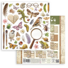 STAMPERIA ALL AROUND DECOUPAGE PAPER BLOCK 20.3/20.3 CM - SBBS143