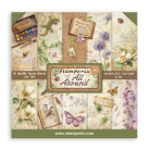 STAMPERIA ALL AROUND DECOUPAGE PAPER BLOCK 20.3/20.3 CM - SBBS143