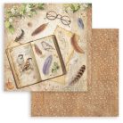 STAMPERIA ALL AROUND DECOUPAGE PAPER BLOCK 20.3/20.3 CM - SBBS143