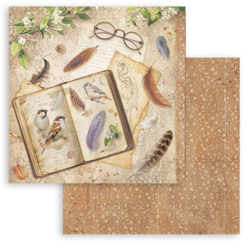 STAMPERIA ALL AROUND DECOUPAGE PAPER BLOCK 20.3/20.3 CM - SBBS143