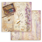 STAMPERIA ALL AROUND DECOUPAGE PAPER BLOCK 20.3/20.3 CM - SBBS143