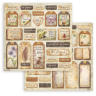 STAMPERIA ALL AROUND DECOUPAGE PAPER BLOCK 20.3/20.3 CM - SBBS143