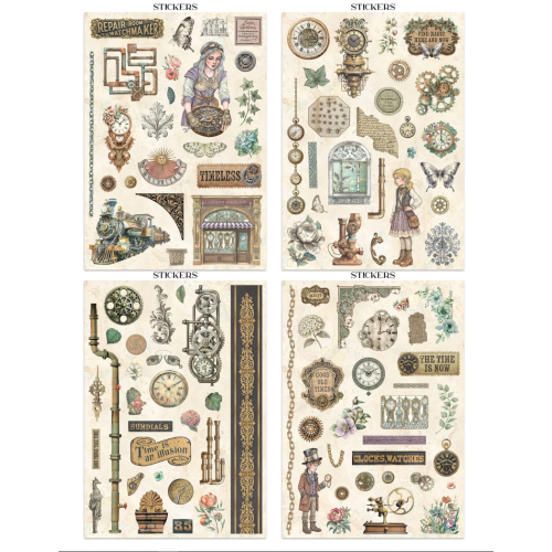 STAMPERIA GARDENS OF TIME JUNK JOURNAL - SBJK17