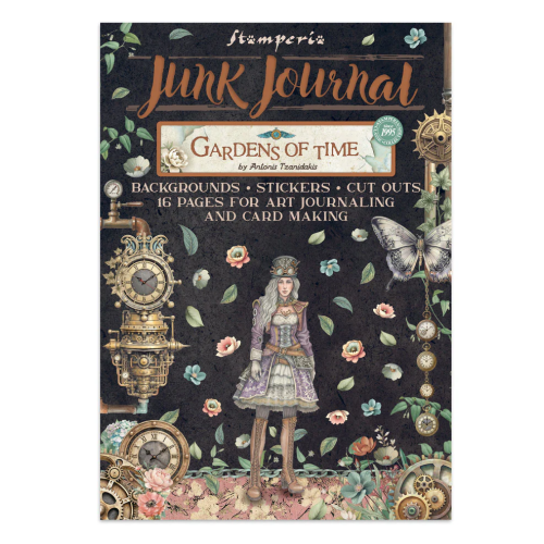 STAMPERIA GARDENS OF TIME JUNK JOURNAL - SBJK17