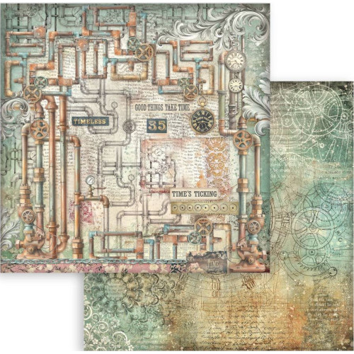 STAMPERIA GARDENS OF TIME ДИЗАЙНЕРСКИ КАРТОН TUBES 30,5/30,5 СМ - SBB1141