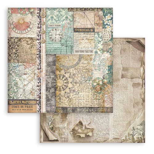STAMPERIA GARDENS OF TIME ДИЗАЙНЕРСКИ КАРТОН MIXED PATTERNS 30,5/30,5 СМ - SBB1142
