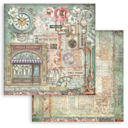STAMPERIA GARDENS OF TIME ДИЗАЙНЕРСКО БЛОКЧЕ 30,5/30,5 СМ - SBBL185