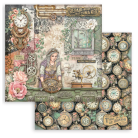 STAMPERIA GARDENS OF TIME ДИЗАЙНЕРСКО БЛОКЧЕ 30,5/30,5 СМ - SBBL185