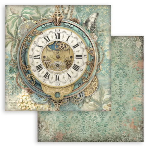 STAMPERIA GARDENS OF TIME ДИЗАЙНЕРСКО БЛОКЧЕ 30,5/30,5 СМ - SBBL185