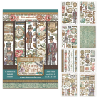 STAMPERIA GARDENS OF TIME WASHI PAD 8 ЛИСТА A5 - SBW32