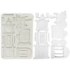 STAMPERIA GARDENS OF TIME SILICONE MOLD KACMA609