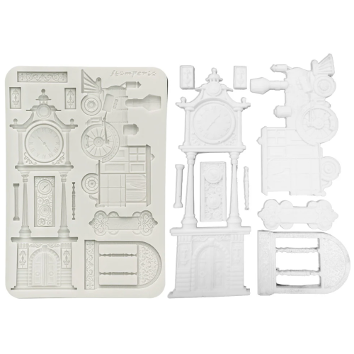 STAMPERIA GARDENS OF TIME SILICONE MOLD KACMA609