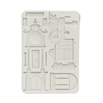 STAMPERIA GARDENS OF TIME SILICONE MOLD KACMA609