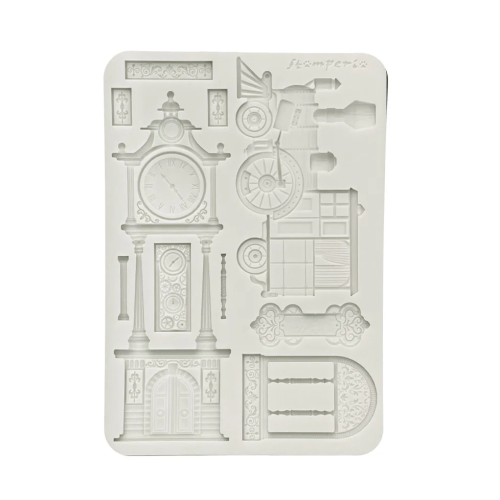 STAMPERIA GARDENS OF TIME SILICONE MOLD KACMA609