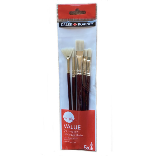 DALER ROWNEY ЧЕТКИ СИНТЕТИКА КОМПЛЕКТ 5 БР. - 216 940 501