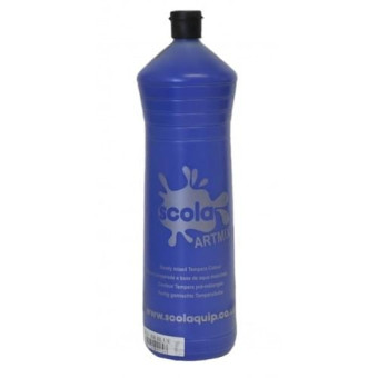 SCOLA ARTMIX READY MIXED TEMPERA PAINT 600 ML - BRILLIANT BLUE