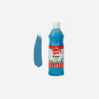SCOLA ARTMIX READY MIXED TEMPERA PAINT 600 ML. - TURQUOISE