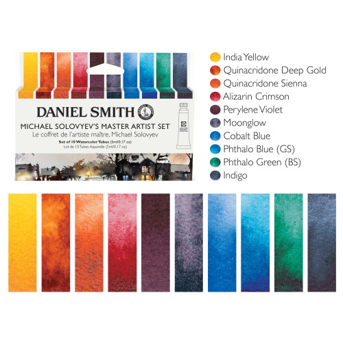 DANIEL SMITH АКВАРЕЛНА БОЯ В ТУБА КОМПЛЕКТ 10Х5МЛ 285610422