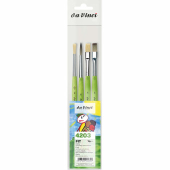 DA VINCI FIT SYNTHETIC HOBBY ЧЕТКИ СИНТЕТИКА КОМПЛЕКТ 4БР.