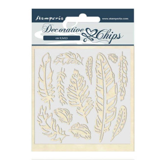 STAMPERIA ELEMENTS FROM CHIPBOARD 14/14CM SCB40
