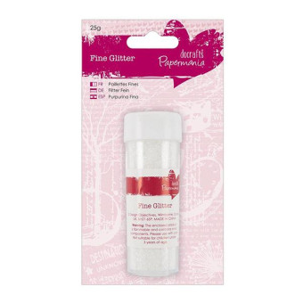 DOCRAFTS GLITTER FIN 25 GR. WHITE - PMA 401401