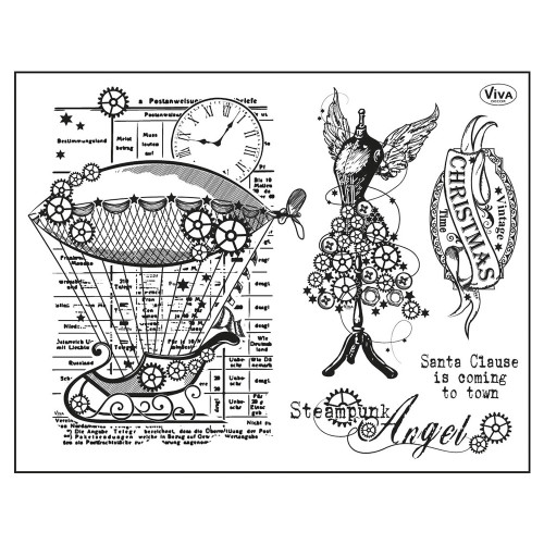 VIVA DECOR СИЛИКОНОВИ ПЕЧАТИ - STEAMPUNK ANGEL