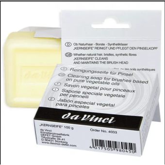 DA VINCI CLEANING SOAP FOR BRUSHES BASED ON PURE PLANT PRODUCTS