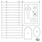 VIVA DECOR ПОДАРЪЧЕН ШАБЛОН 30,5 Х 30,5 СМ - 4008 018 00